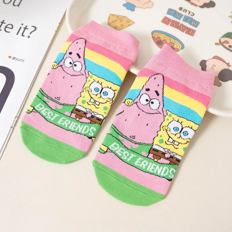 SpongeBob SquarePants Ankle Socks - Shooting Stars