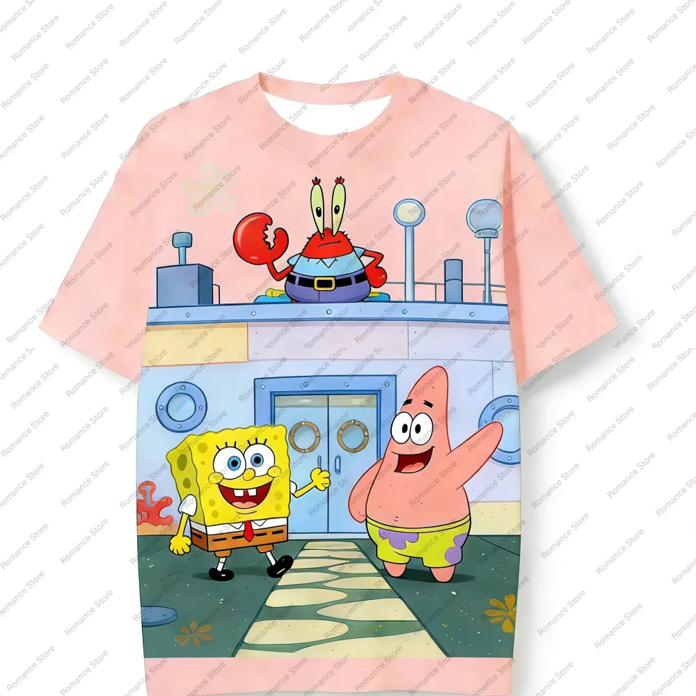 SpongeBob 3D T-Shirt - In front of the Krusty Krab