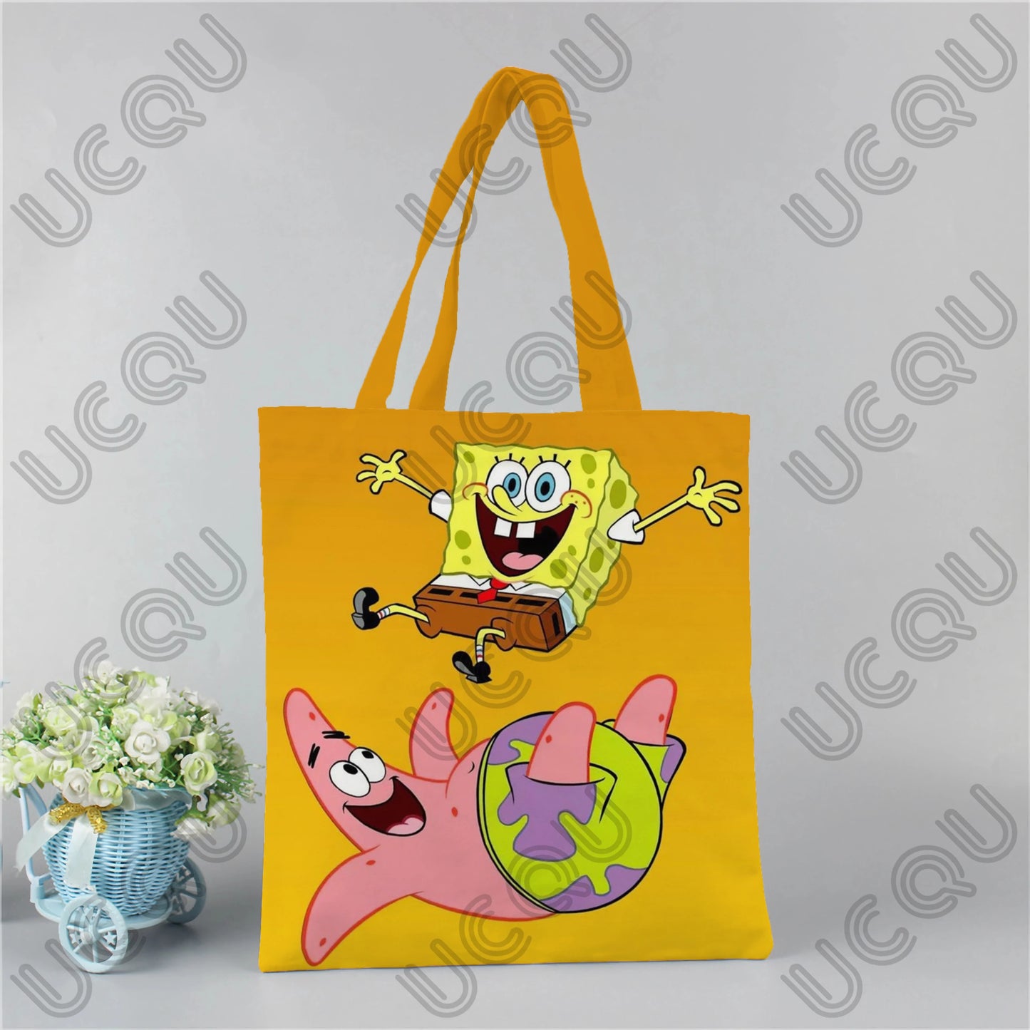 SpongeBob Tote Bag - Mischievous Face Zoom Model