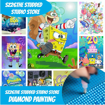 SpongeBob Diamond Painting - Birthday
