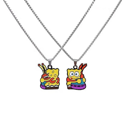 SpongeBob Couple Necklaces - Duo Pendants