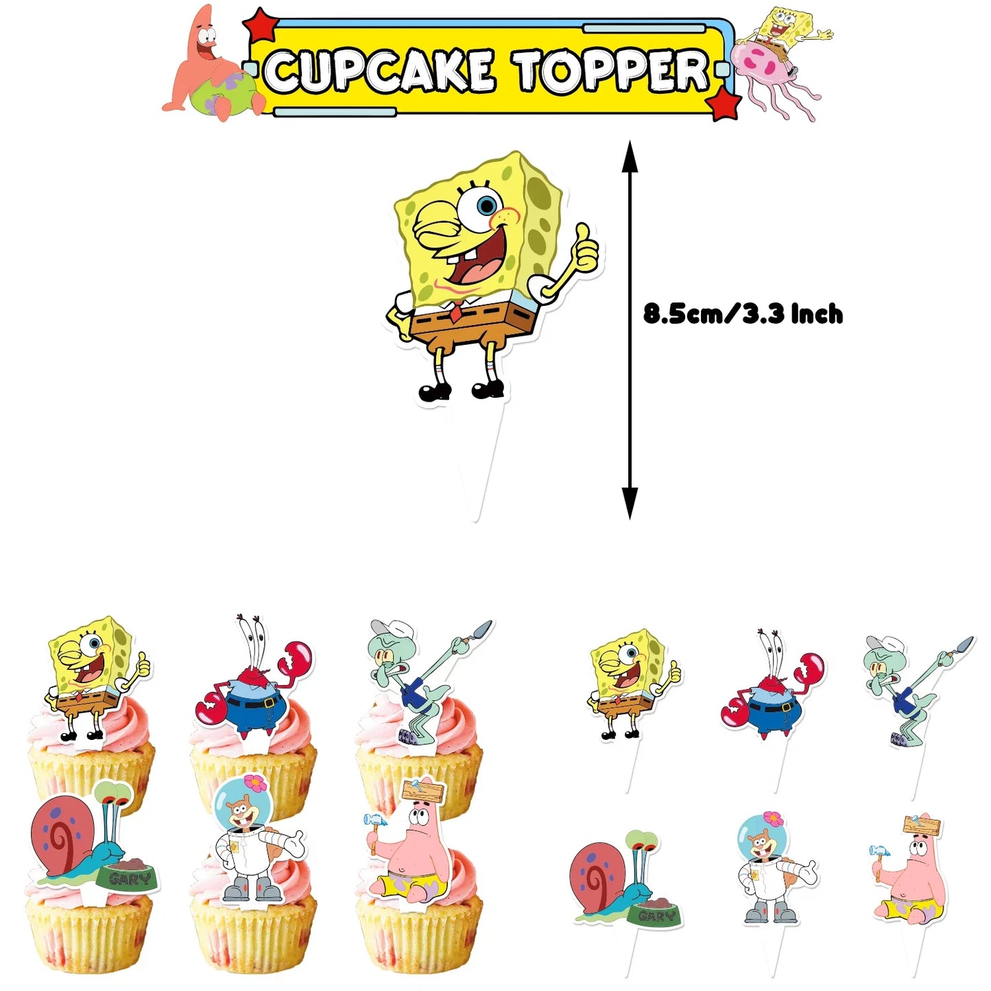 SpongeBob Novelty Glasses - Party Style