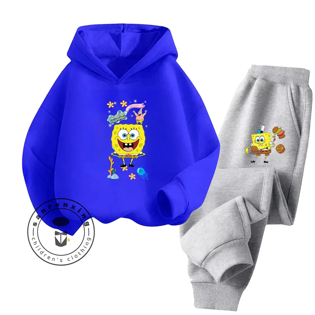 SpongeBob SquarePants Sport Set - Yellow & Black Pants