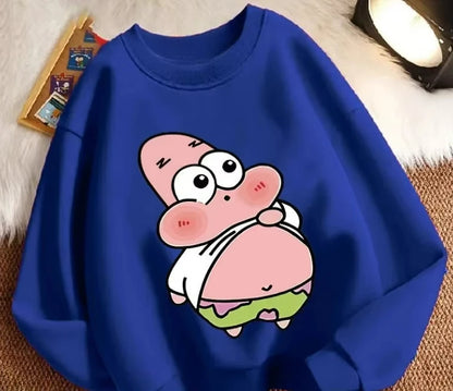 Grey Patrick L'Étoile Sweatshirt - Rounded Belly