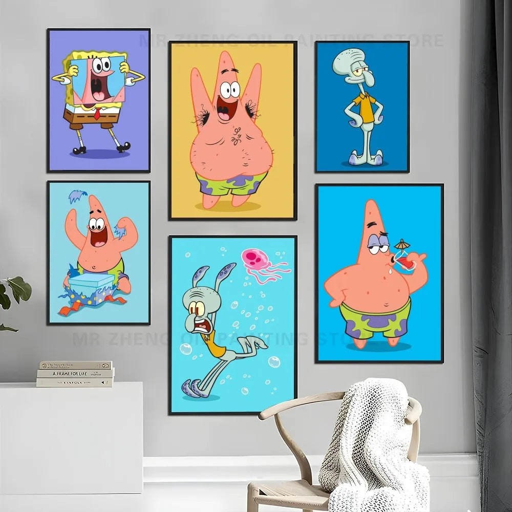 SpongeBob Poster - Squidward in Panic