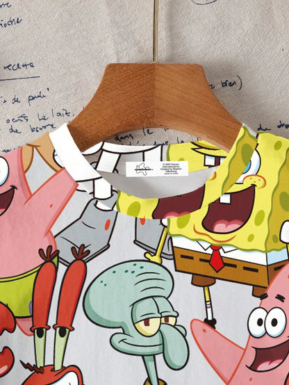 SpongeBob T-Shirt - Full Print Characters