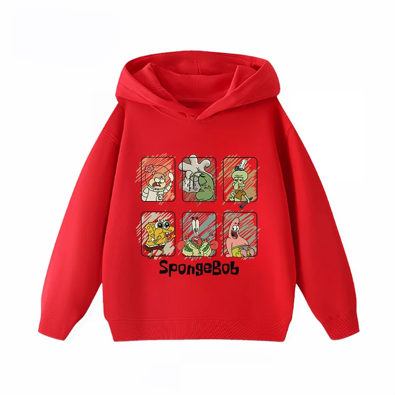 SpongeBob White Sweatshirt - SpongeBob's Funny Faces