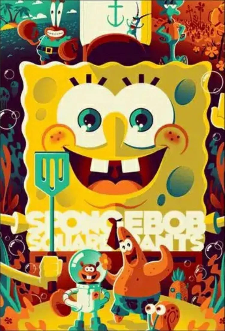 SpongeBob Diamond Painting - Birthday