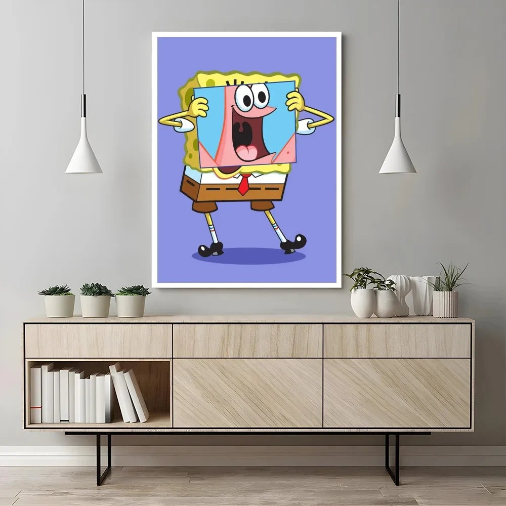 SpongeBob Poster - Squidward in Panic