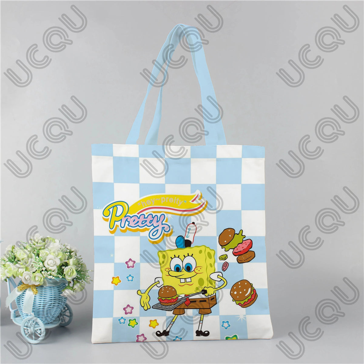 SpongeBob Tote Bag - Best Friends Duo Model