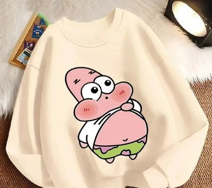 Grey Patrick L'Étoile Sweatshirt - Rounded Belly