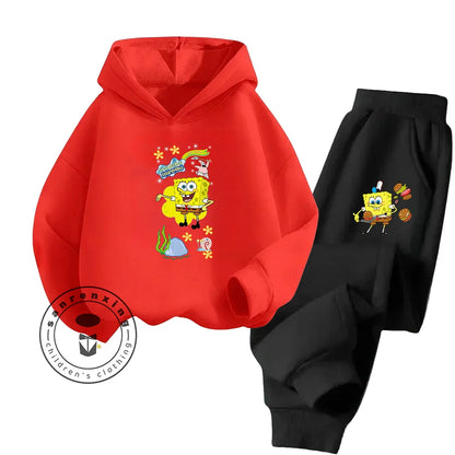 SpongeBob SquarePants Sport Set - Yellow & Black Pants