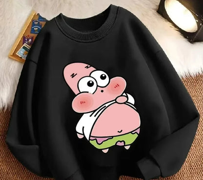 Grey Patrick L'Étoile Sweatshirt - Rounded Belly