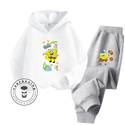 SpongeBob Relax Set - Yellow & Grey Bottoms