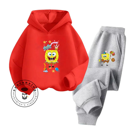 SpongeBob SquarePants Sport Set - Yellow & Black Pants