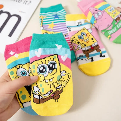 SpongeBob SquarePants Ankle Socks - Shooting Stars