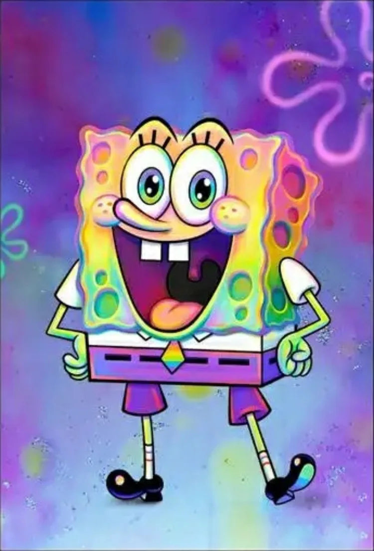 SpongeBob Diamond Painting - Birthday