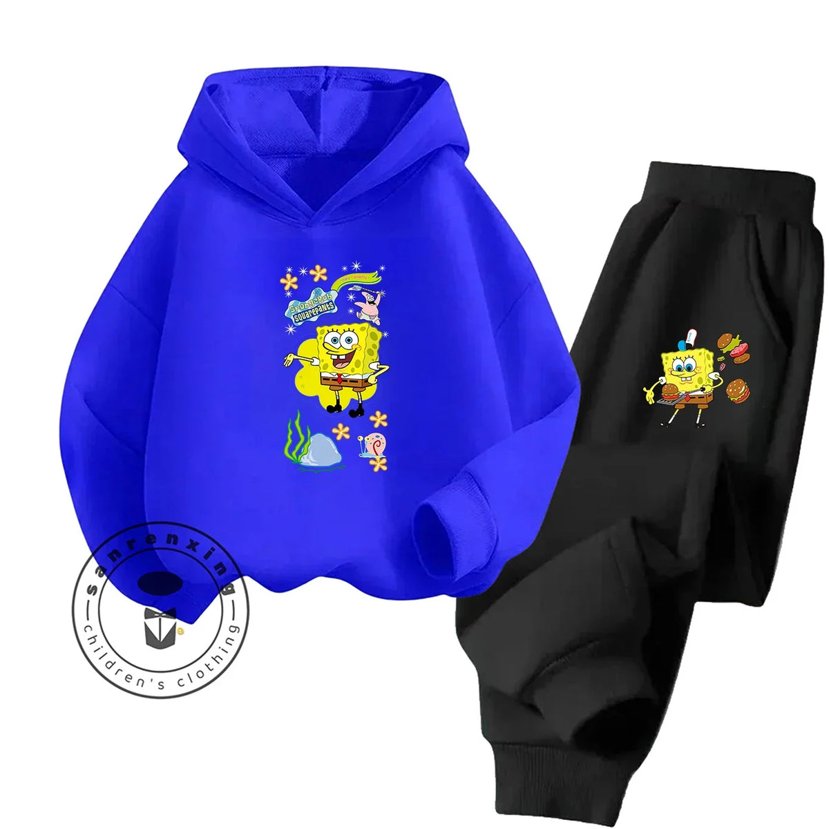 SpongeBob Tracksuit Set - All Black Look