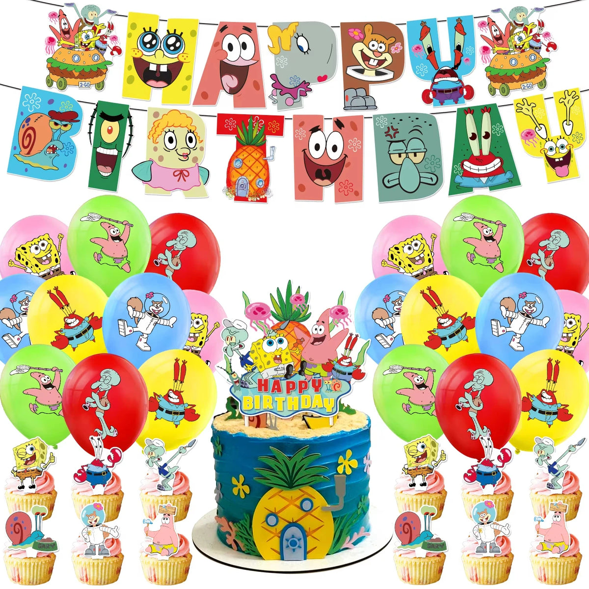 SpongeBob Novelty Glasses - Party Style