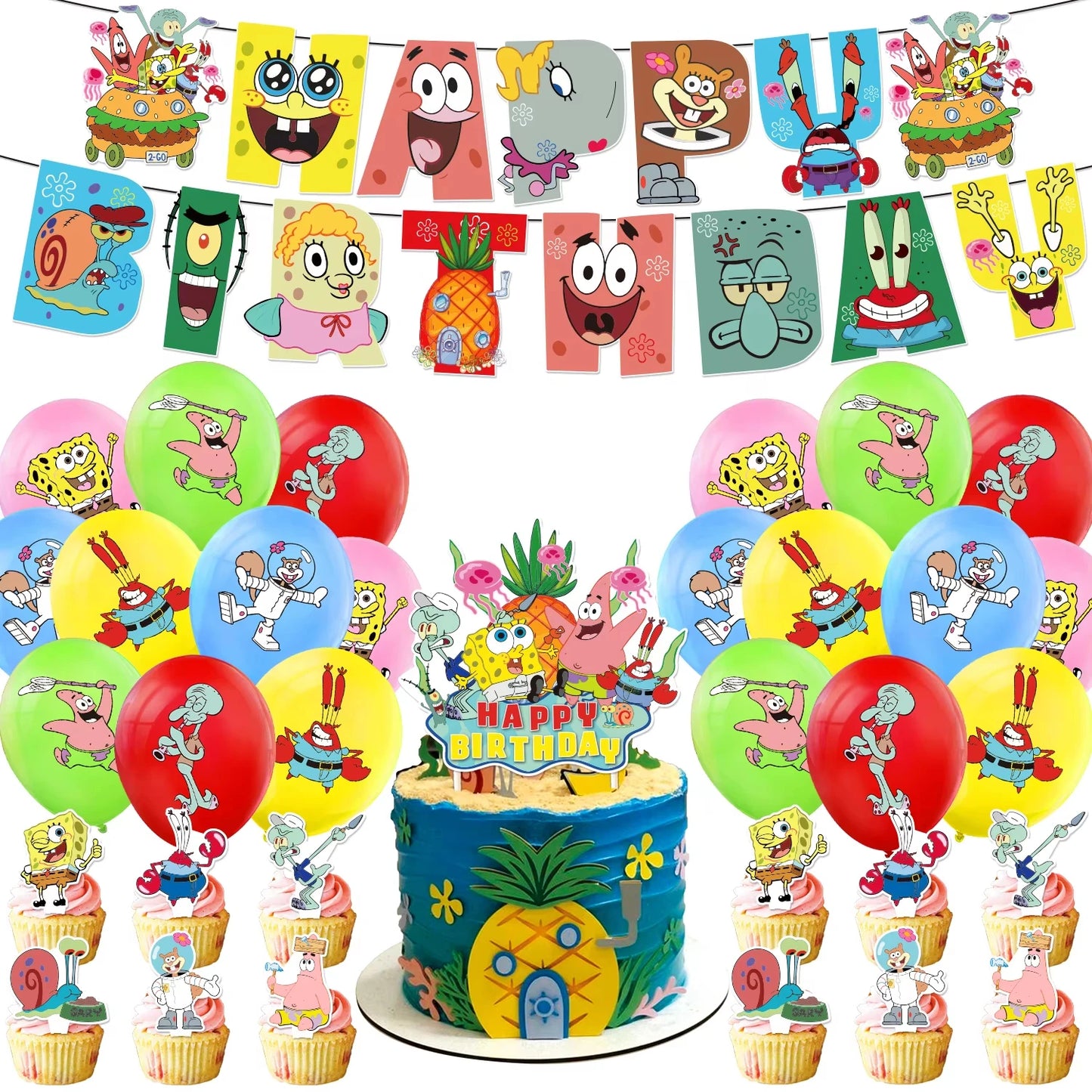 SpongeBob SquarePants Spiral Straws - Cocktail Fun