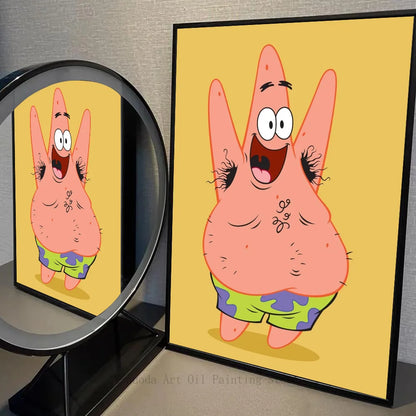 SpongeBob Poster - Squidward in Panic