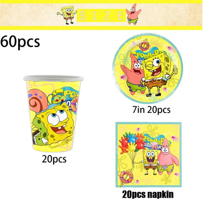 SpongeBob Birthday Banner - Festive