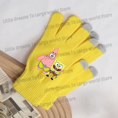 SpongeBob Touchscreen Gloves - SpongeBob and Patrick