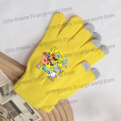 SpongeBob Touchscreen Gloves - SpongeBob and Patrick