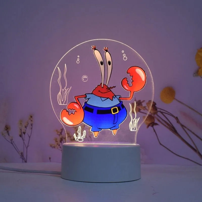 Bob & Patrick LED Night Light - Imagination Meme