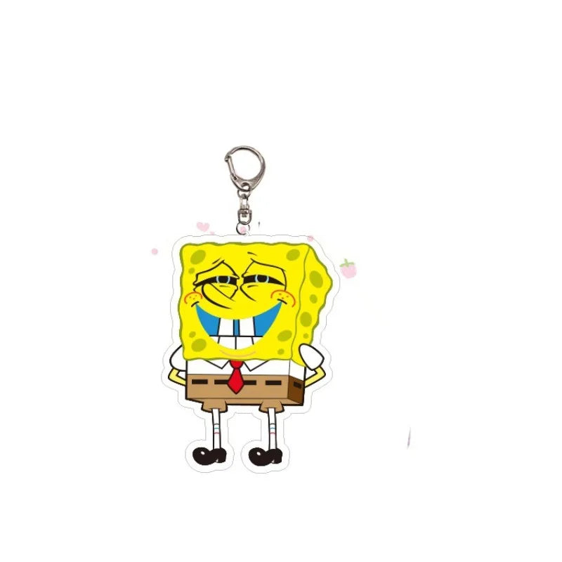 SpongeBob SquarePants Keychain - SpongeBob and Patrick