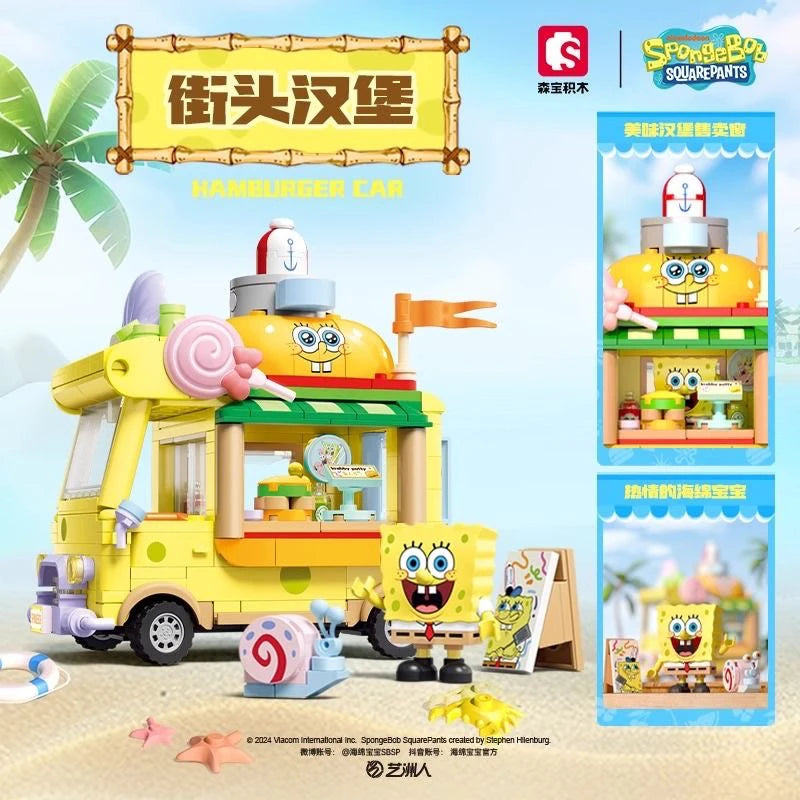 SpongeBob SquarePants Block Set - Beach Food Truck