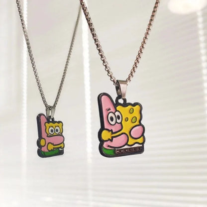 SpongeBob Couple Necklaces - Duo Pendants