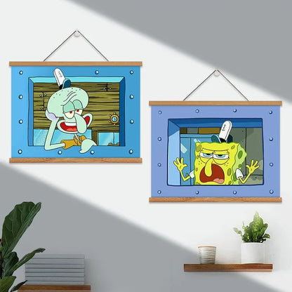 SpongeBob SquarePants Painting - Bikini Bottom Trio