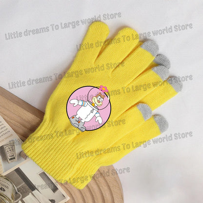 SpongeBob Touchscreen Gloves - SpongeBob and Patrick