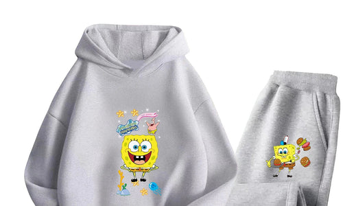 SpongeBob SquarePants Jogging Set - Heather Grey (Full)