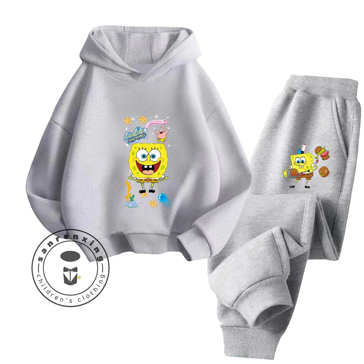 SpongeBob Set - Pink & Black Pants