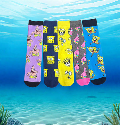 Spongebob Socks - Duo Navy Blue