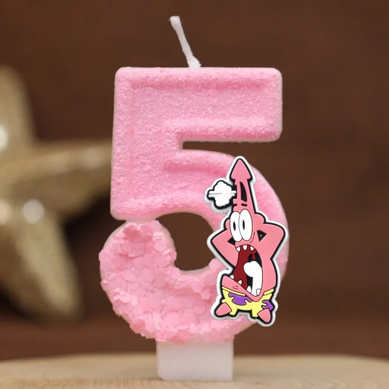 SpongeBob SquarePants Birthday Candle - Patrick Star