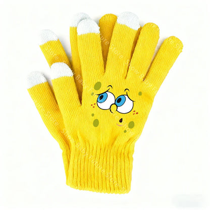 SpongeBob Touchscreen Gloves - SpongeBob Face