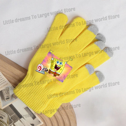 SpongeBob Touchscreen Gloves - SpongeBob and Patrick