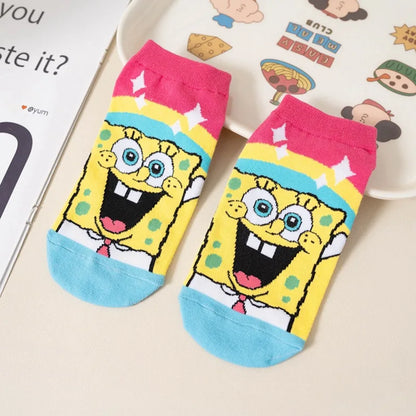 SpongeBob SquarePants Ankle Socks - Shooting Stars