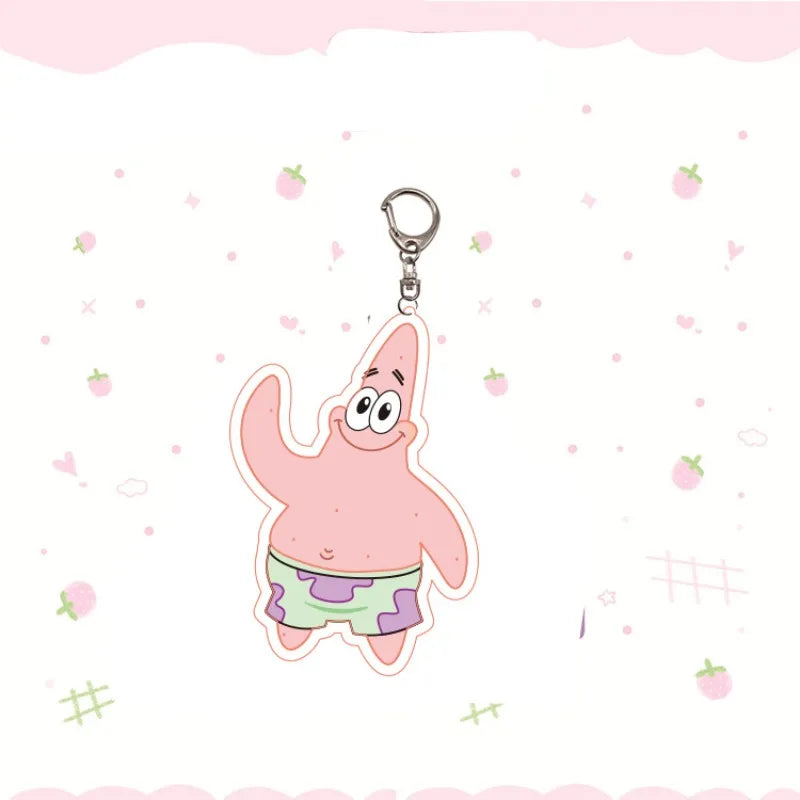 SpongeBob SquarePants Keychain - SpongeBob and Patrick
