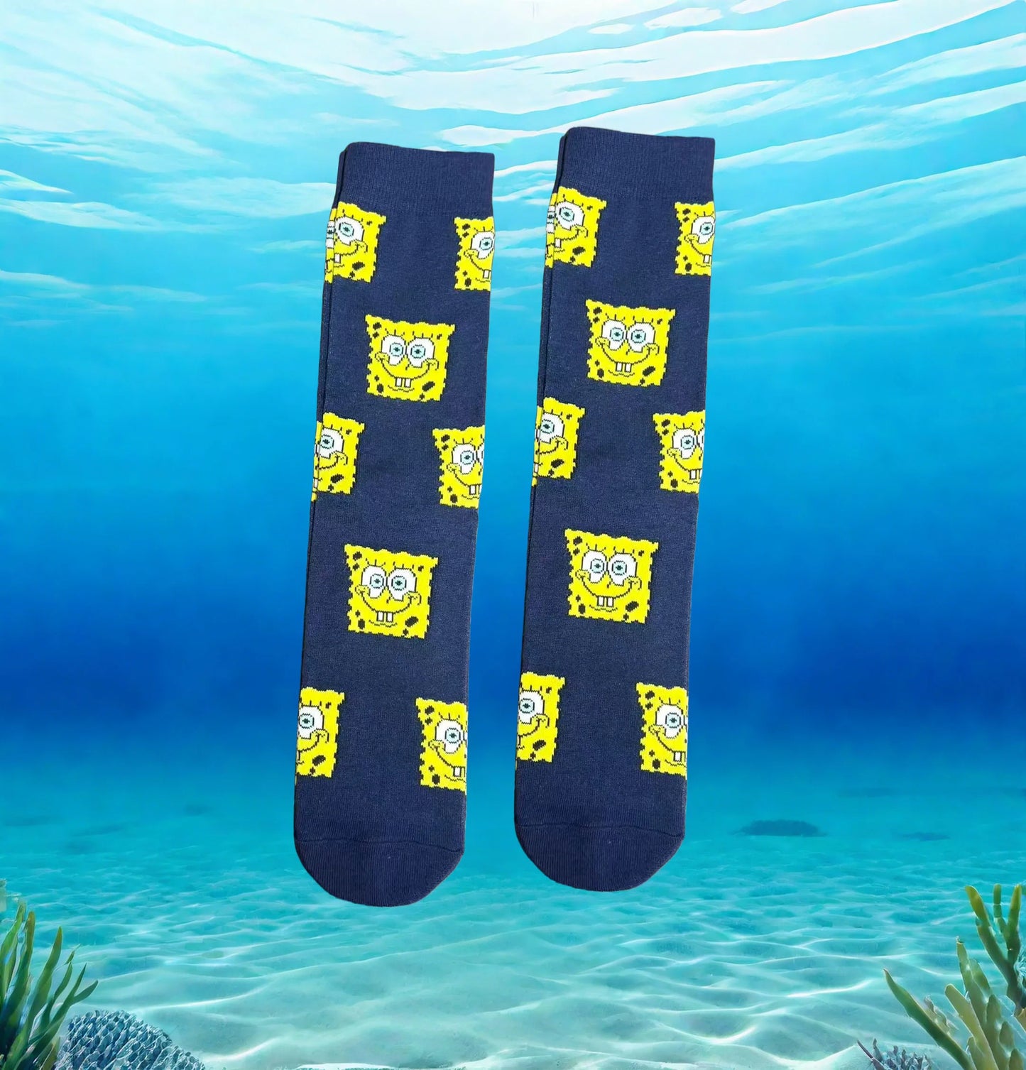 Spongebob Socks - Duo Navy Blue