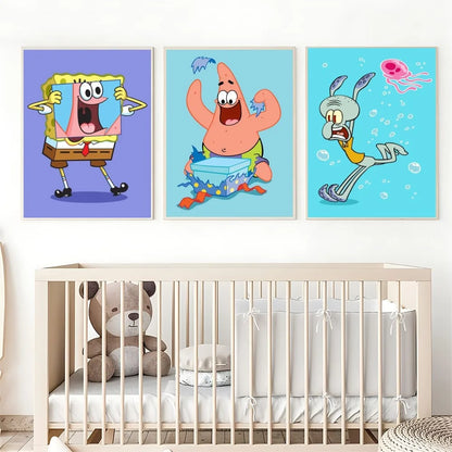 SpongeBob Poster - Squidward in Panic