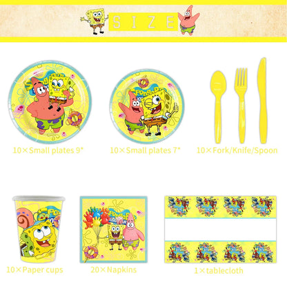 SpongeBob Novelty Glasses - Party Style