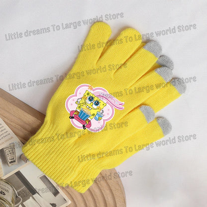 SpongeBob Touchscreen Gloves - SpongeBob and Patrick