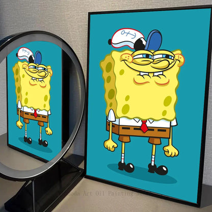 SpongeBob Poster - Squidward in Panic
