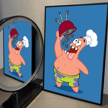 SpongeBob Poster - Squidward in Panic