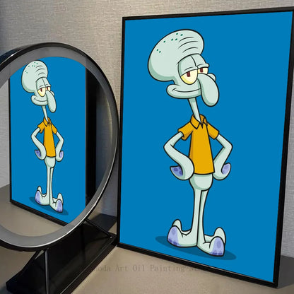 SpongeBob Poster - Squidward in Panic