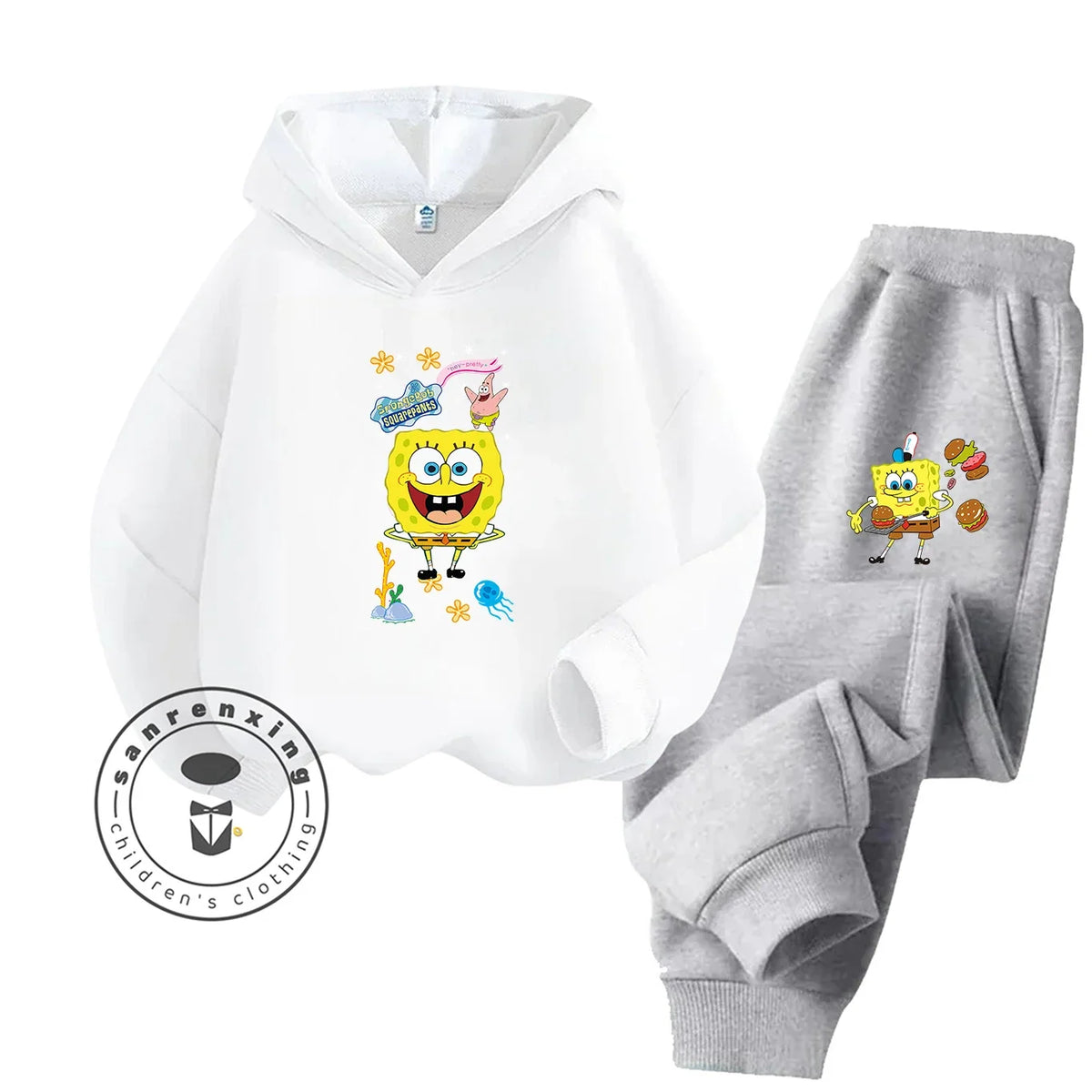 SpongeBob SquarePants Sport Set - Yellow & Black Pants